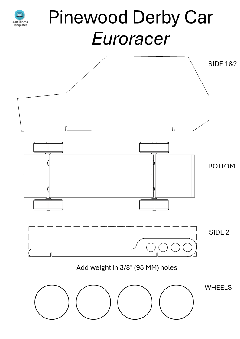 Pinewood Derby Car Designs Templates At Allbusinesstemplates