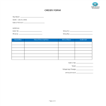 template topic preview image Order Form