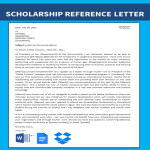 Graduate School Academic Recommendation Letter gratis en premium templates