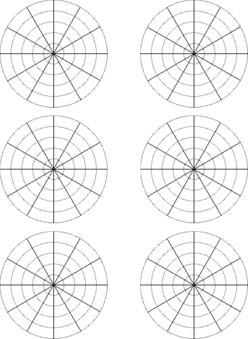 Preview Polar Circle Graph Paper