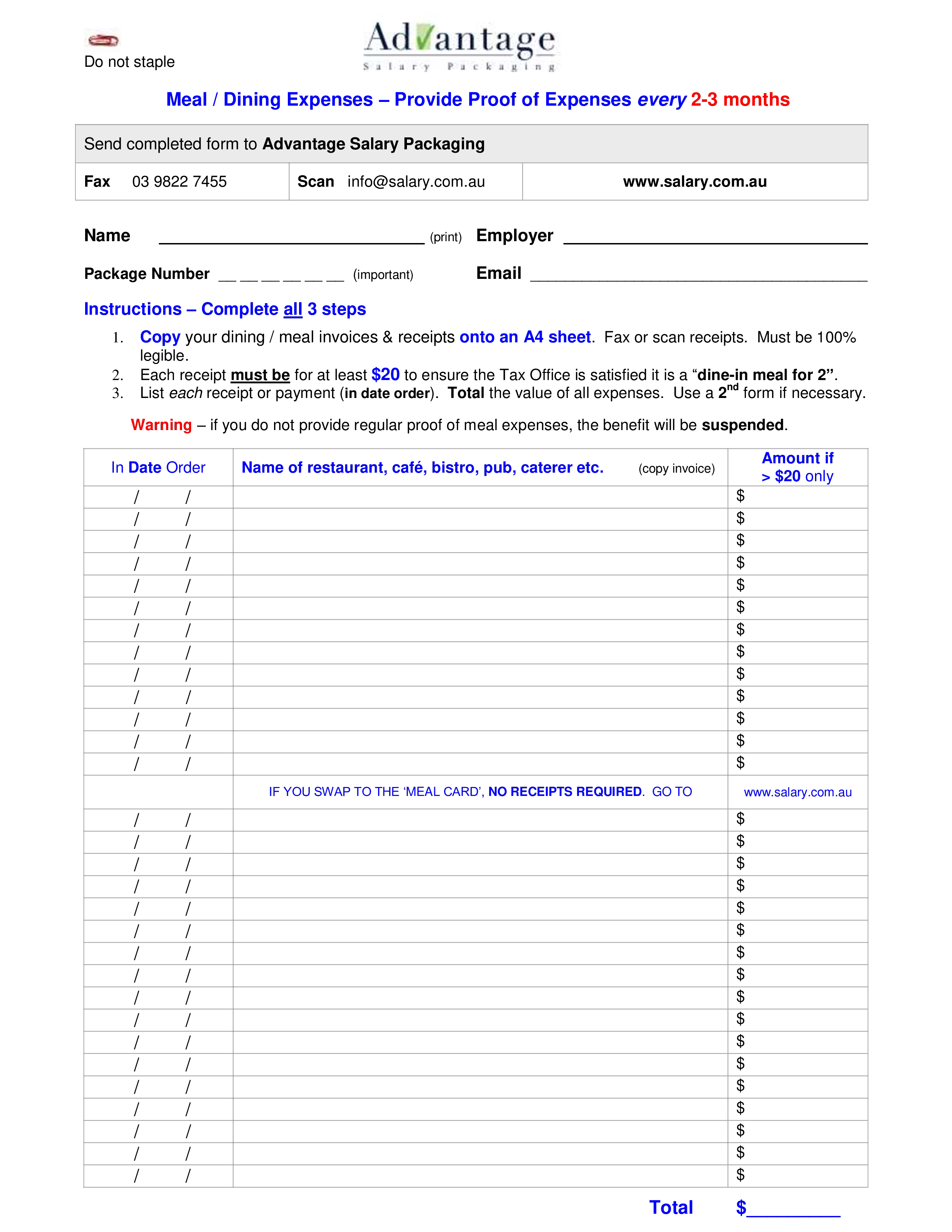 Restaurant Receipt Template Free Download Classles Democracy