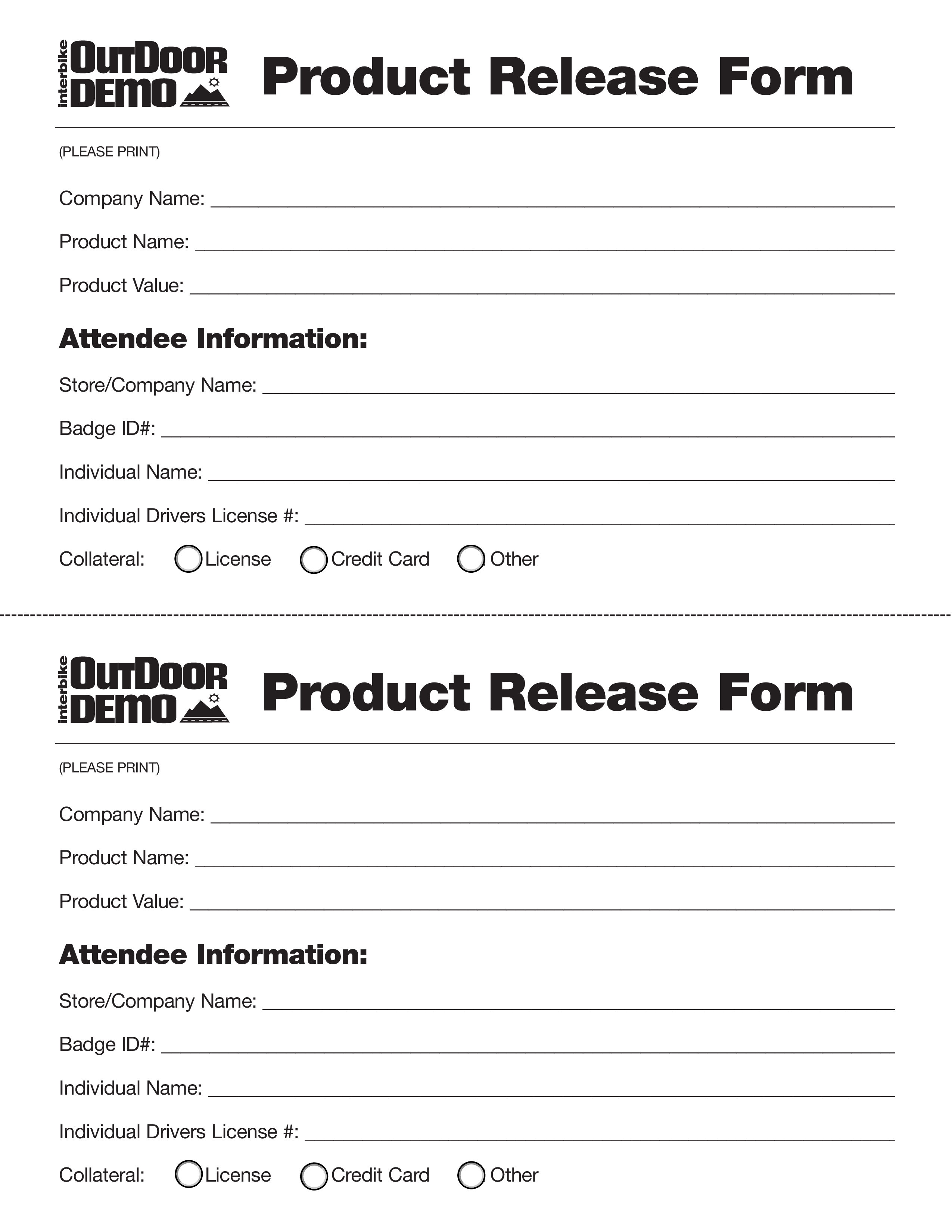 Product Release Form Templates At Allbusinesstemplates