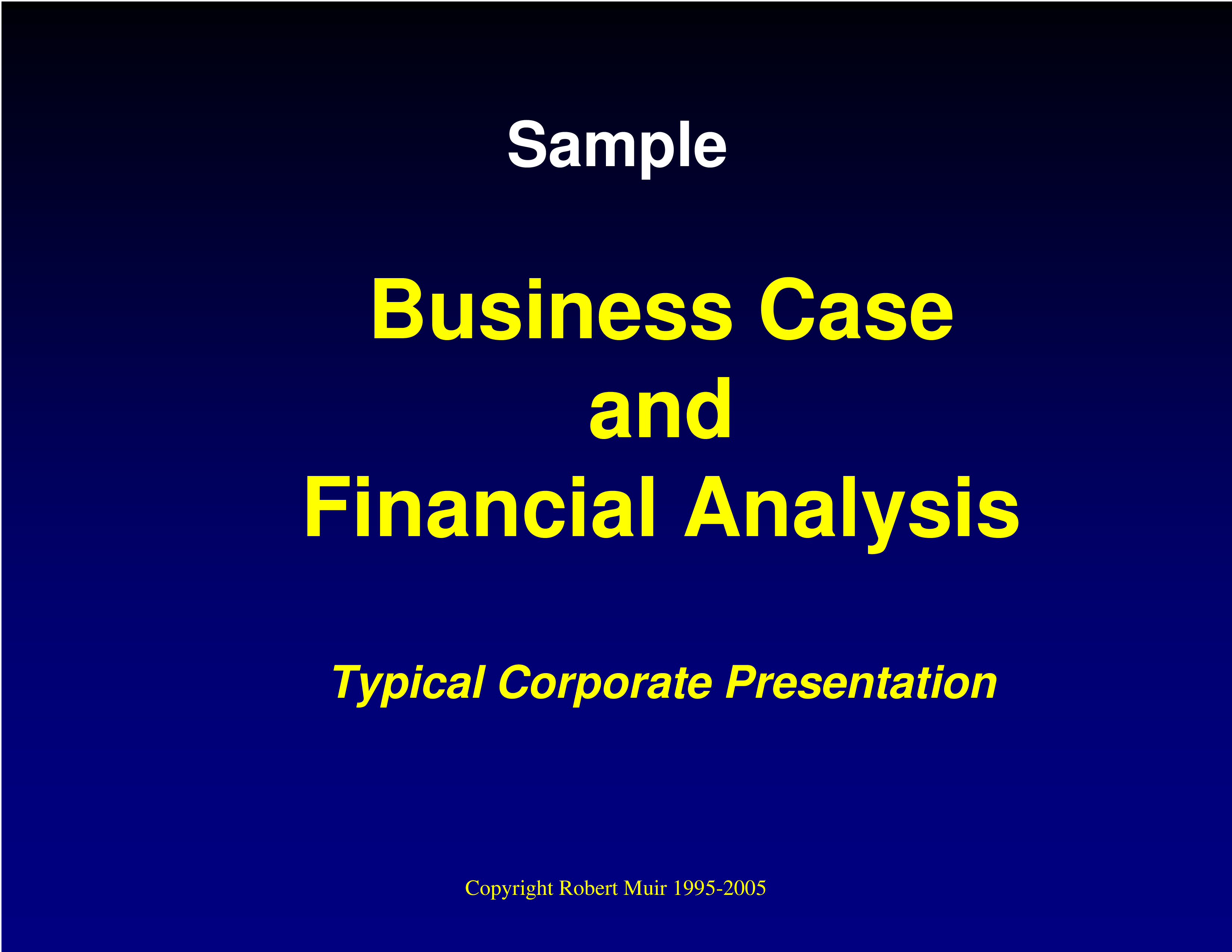 financial analysis case study with solution
