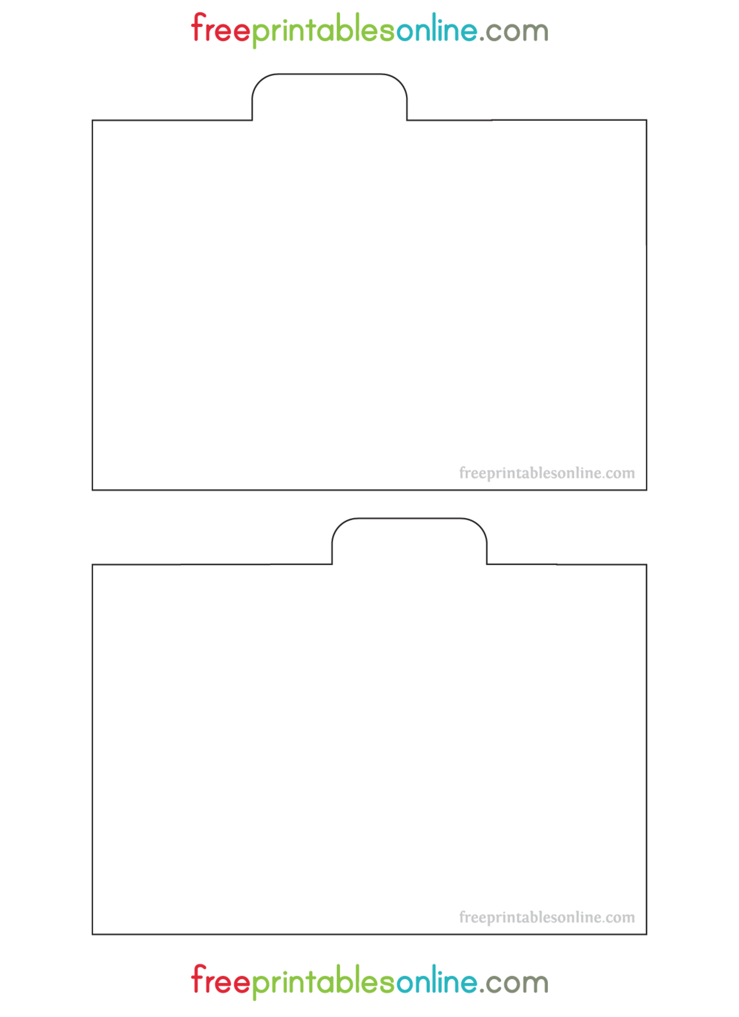 Blank Recipe Card | Templates at allbusinesstemplates.com