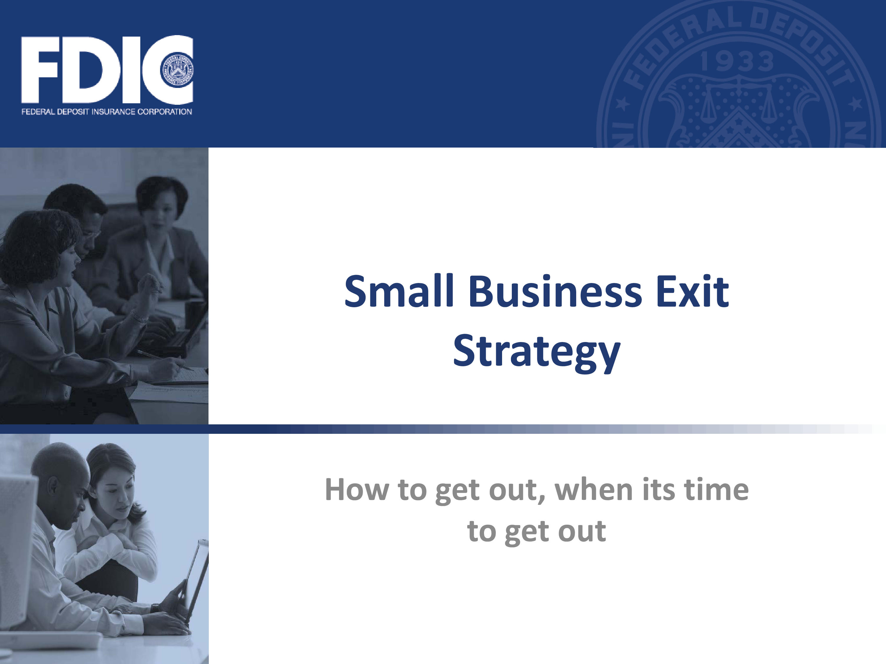 Small Business Exit Strategy Templates At Allbusinesstemplates