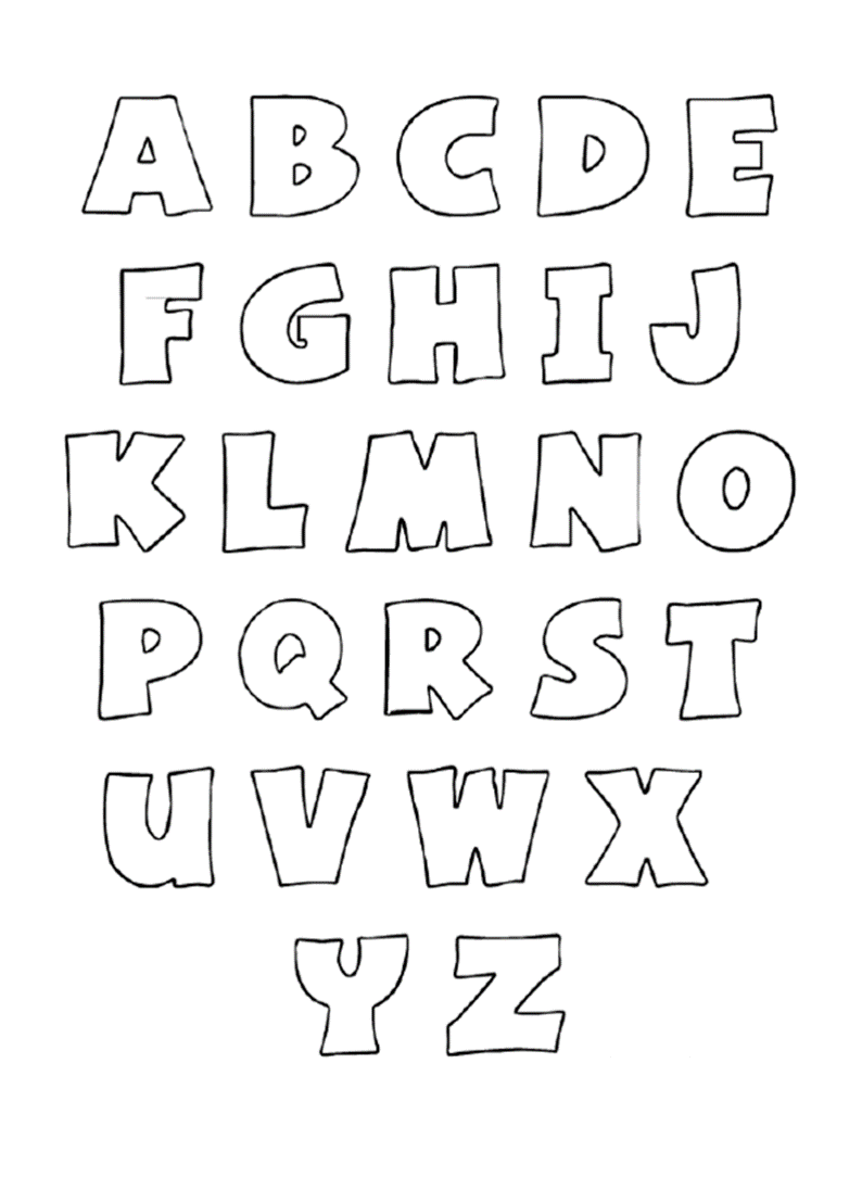 T l charger Gratuit Printable Alphabet Bubble Letters