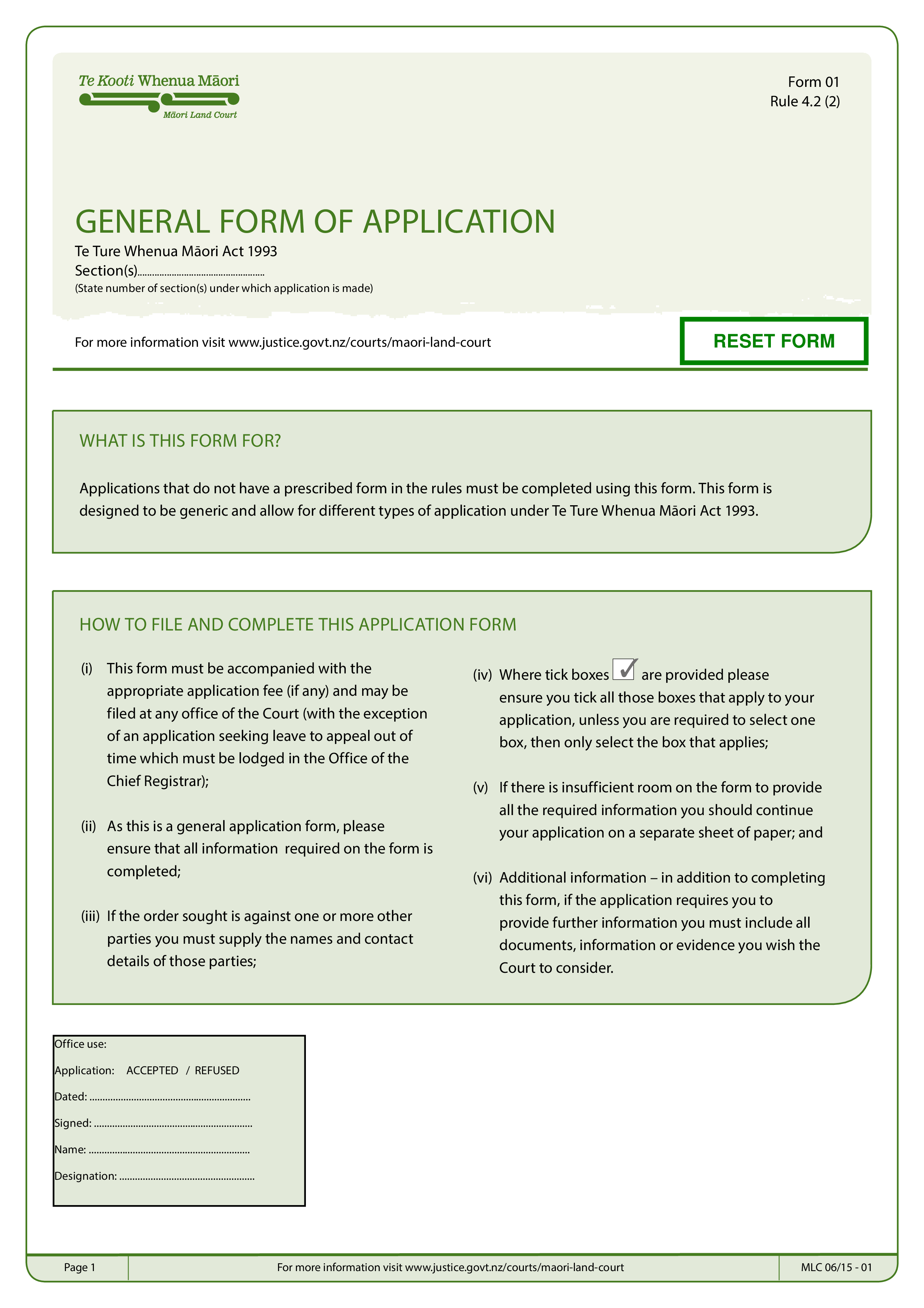 general work application modèles