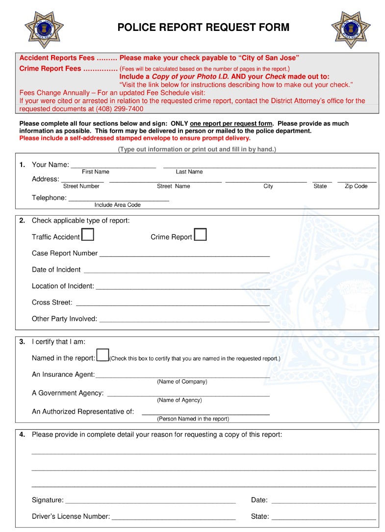 police accident report example Hauptschablonenbild