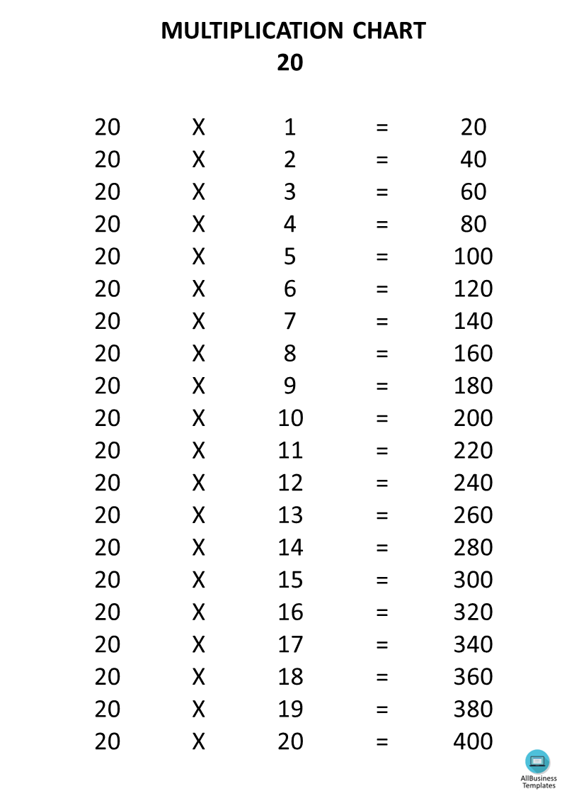 multiplication chart x20 plantilla imagen principal