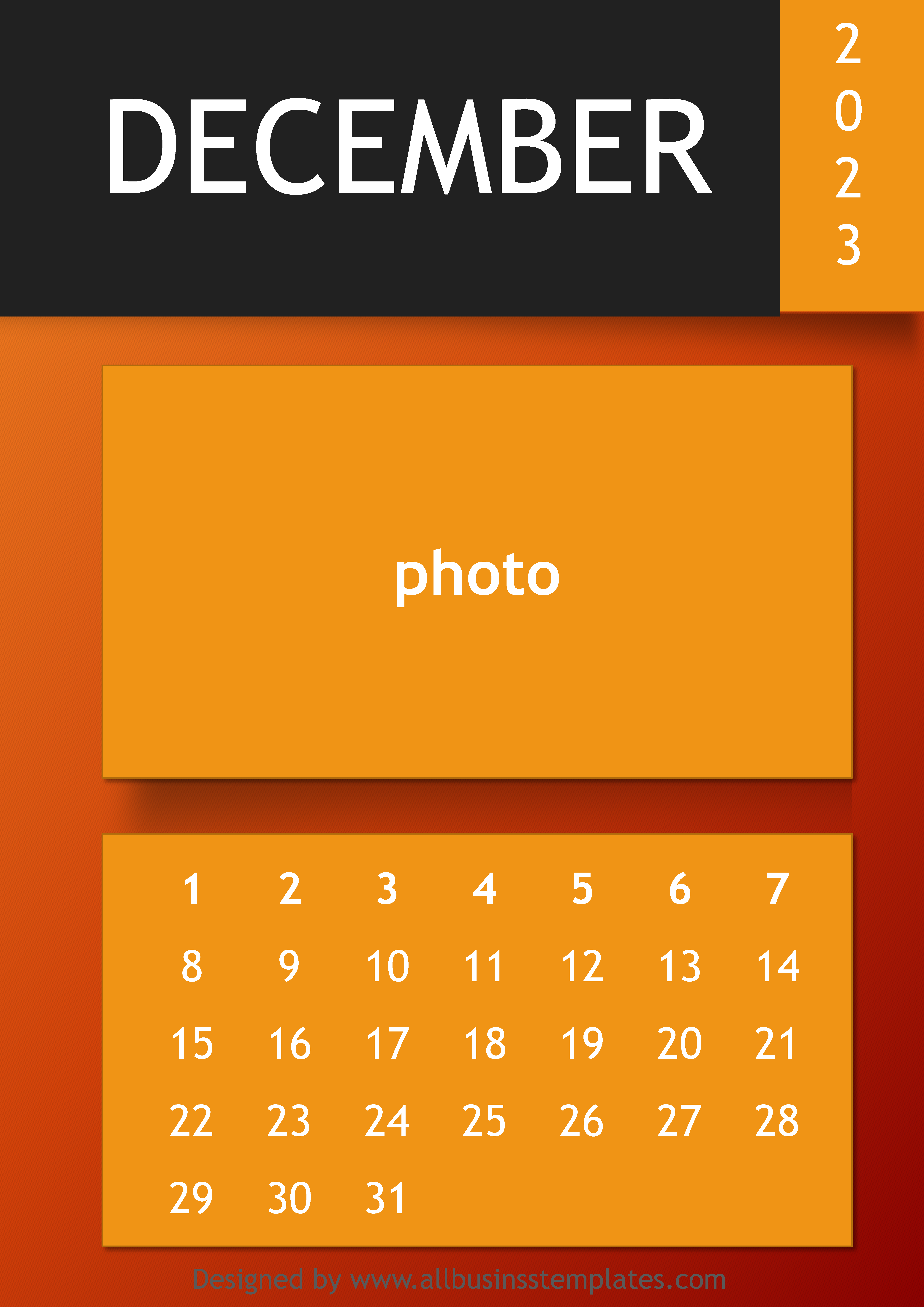 Powerpoint Calendar Template 2023 Free Download
