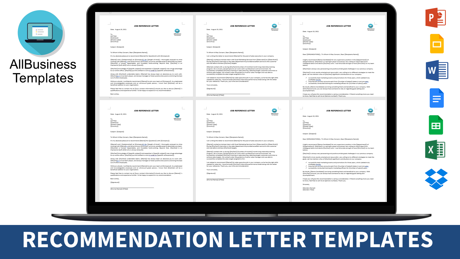 sample recommendation letter format template