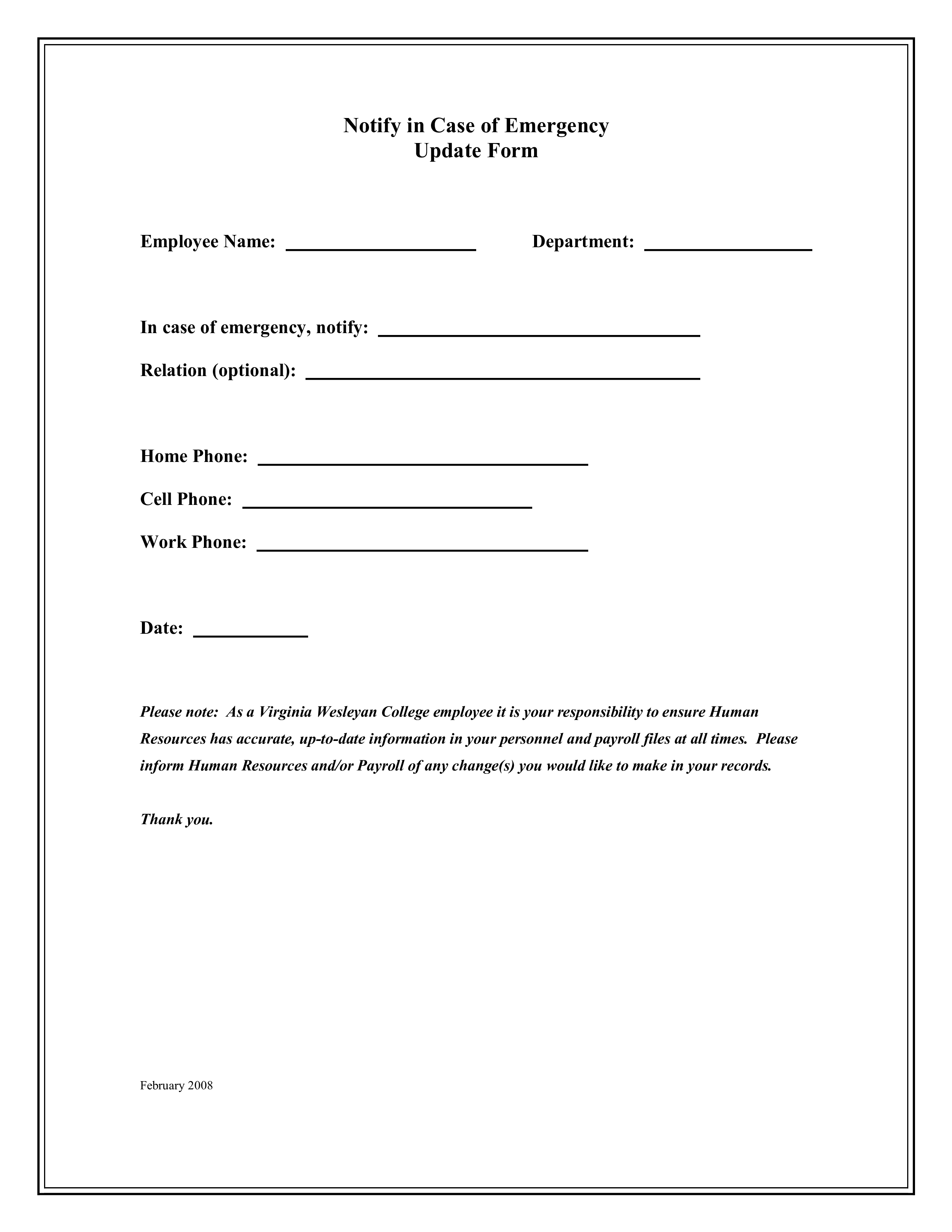 free-printable-employee-information-form