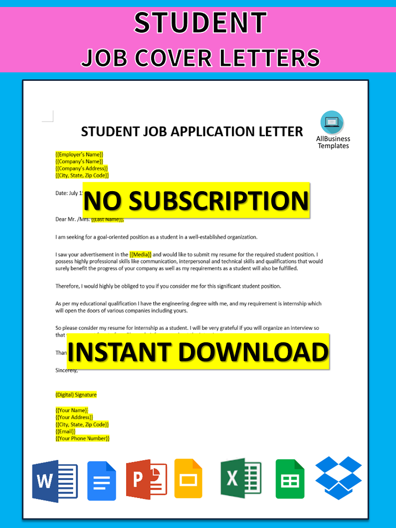 Teenage Resume Cover Letter | Templates at allbusinesstemplates.com