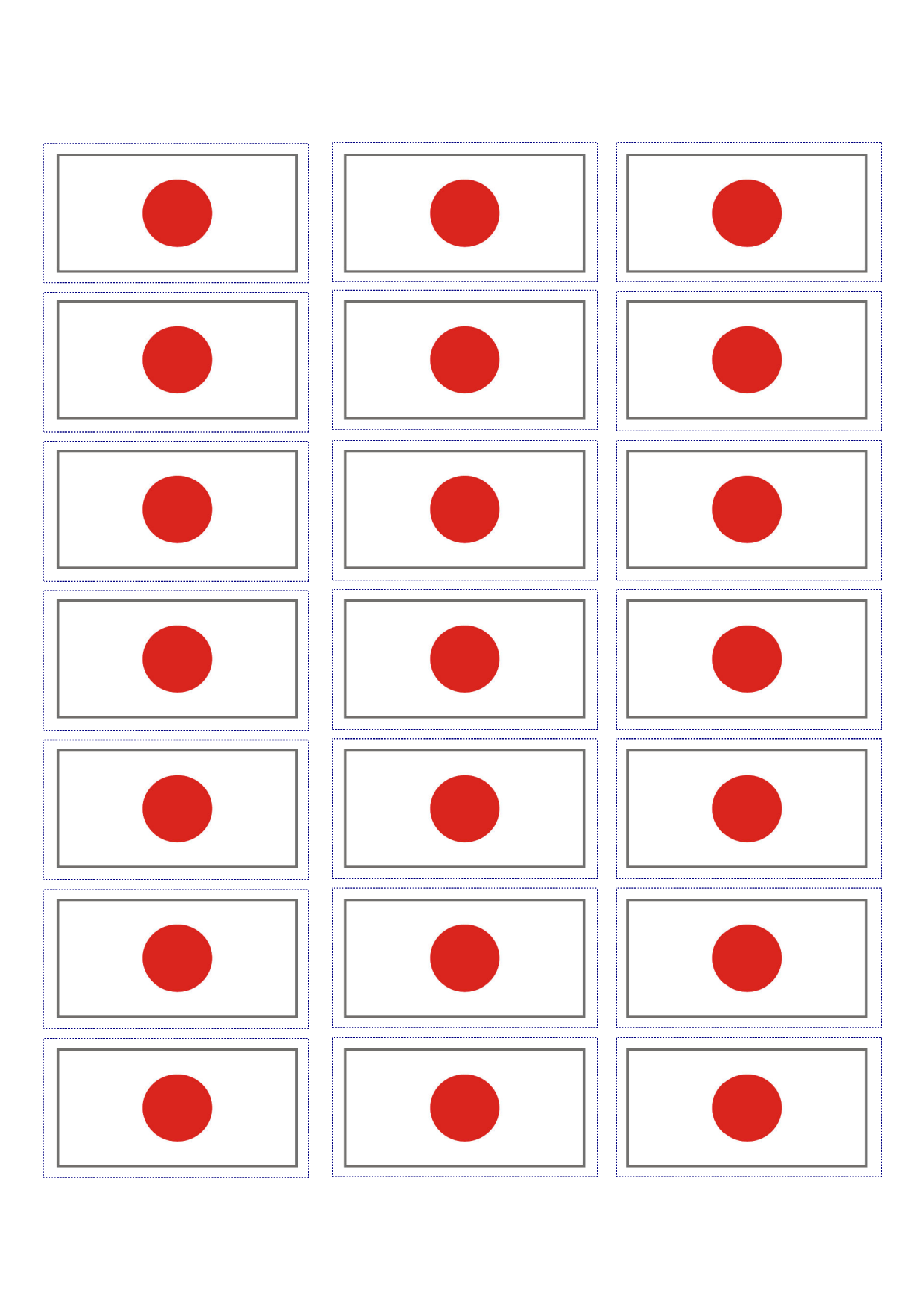 Japan Flag | Templates at allbusinesstemplates.com