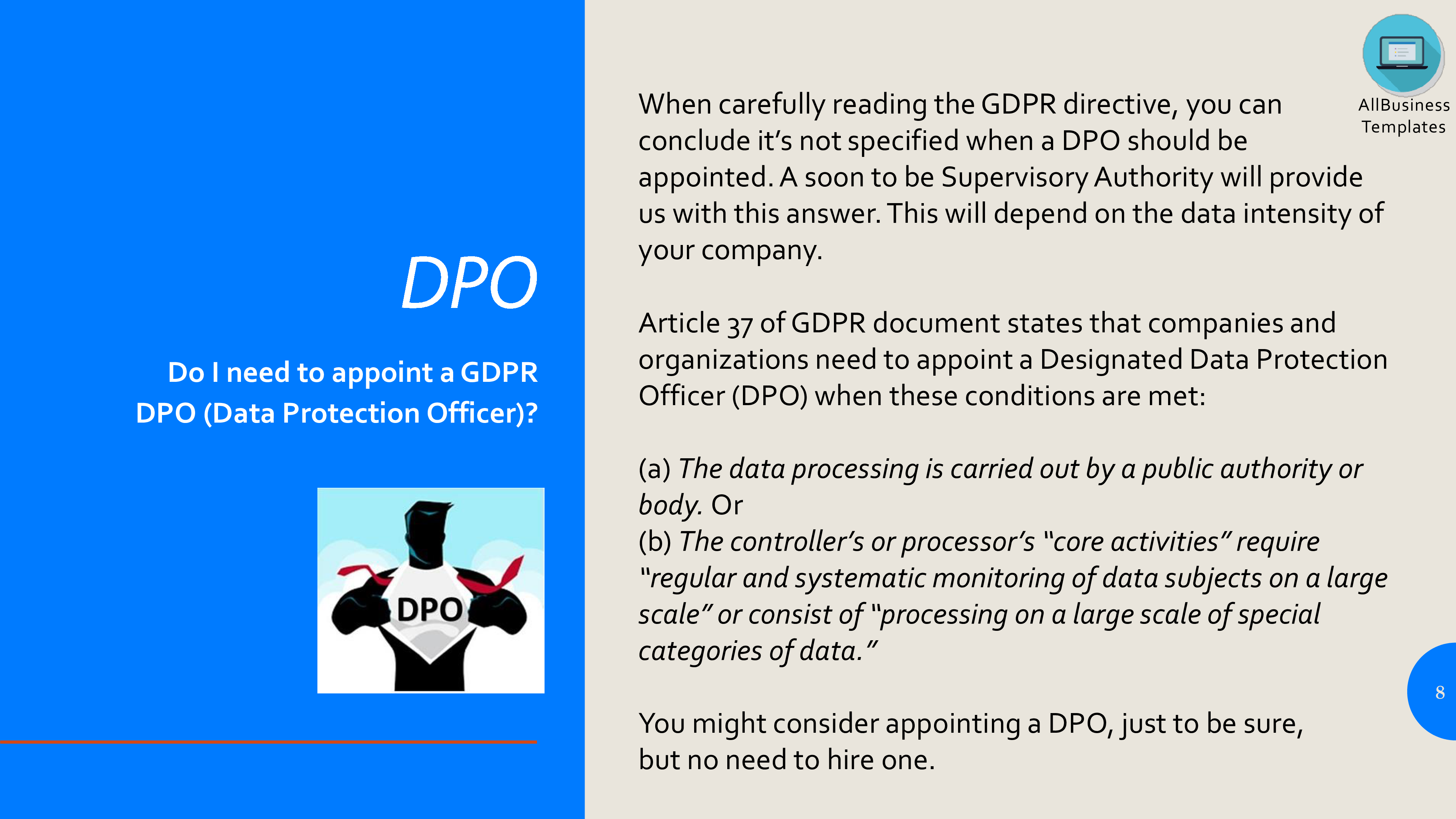 Gdpr Introduction Presentation Templates At 3280