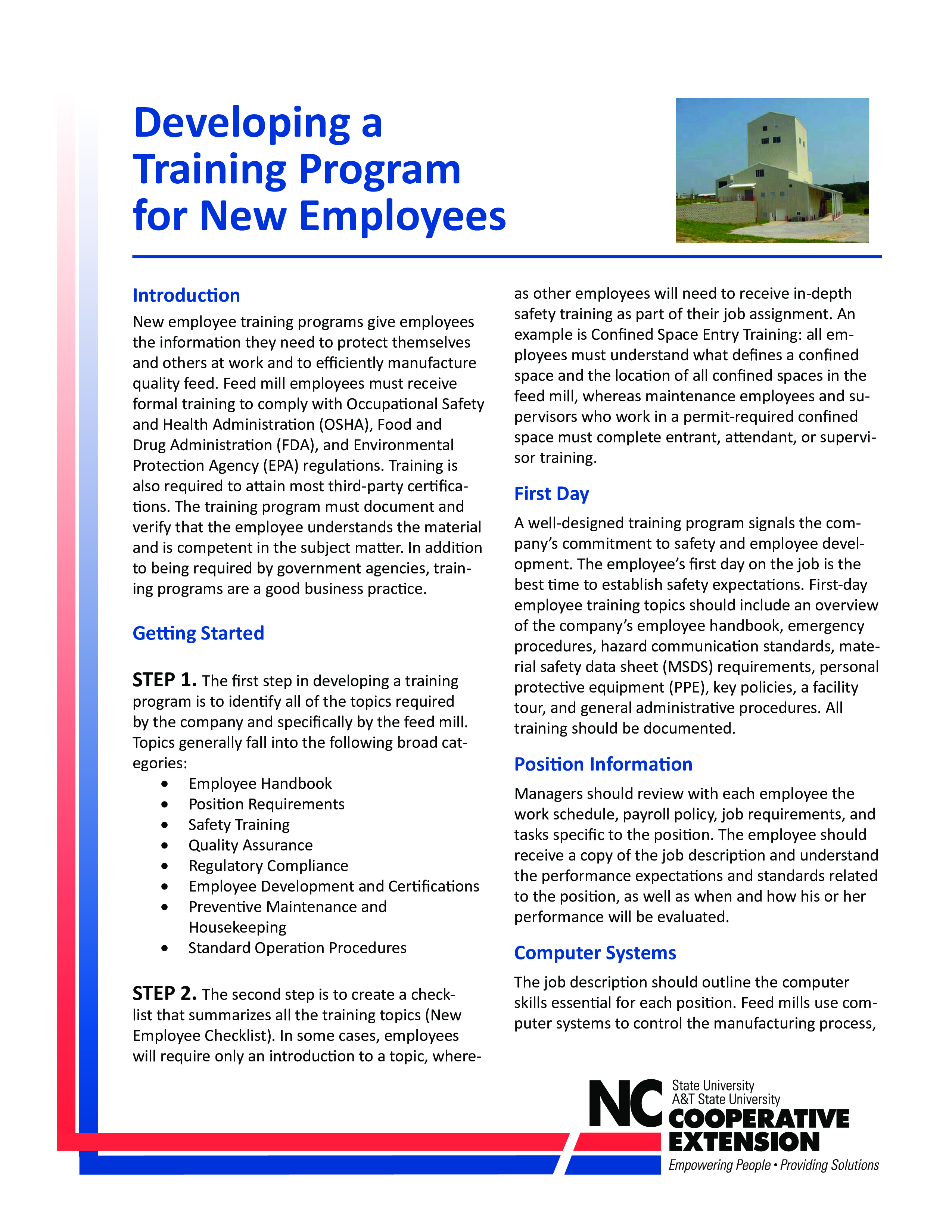 New Employee Training Manual Template PDF Template