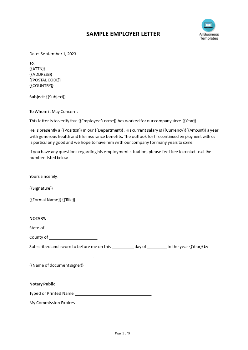 notarized letter template for louisiana