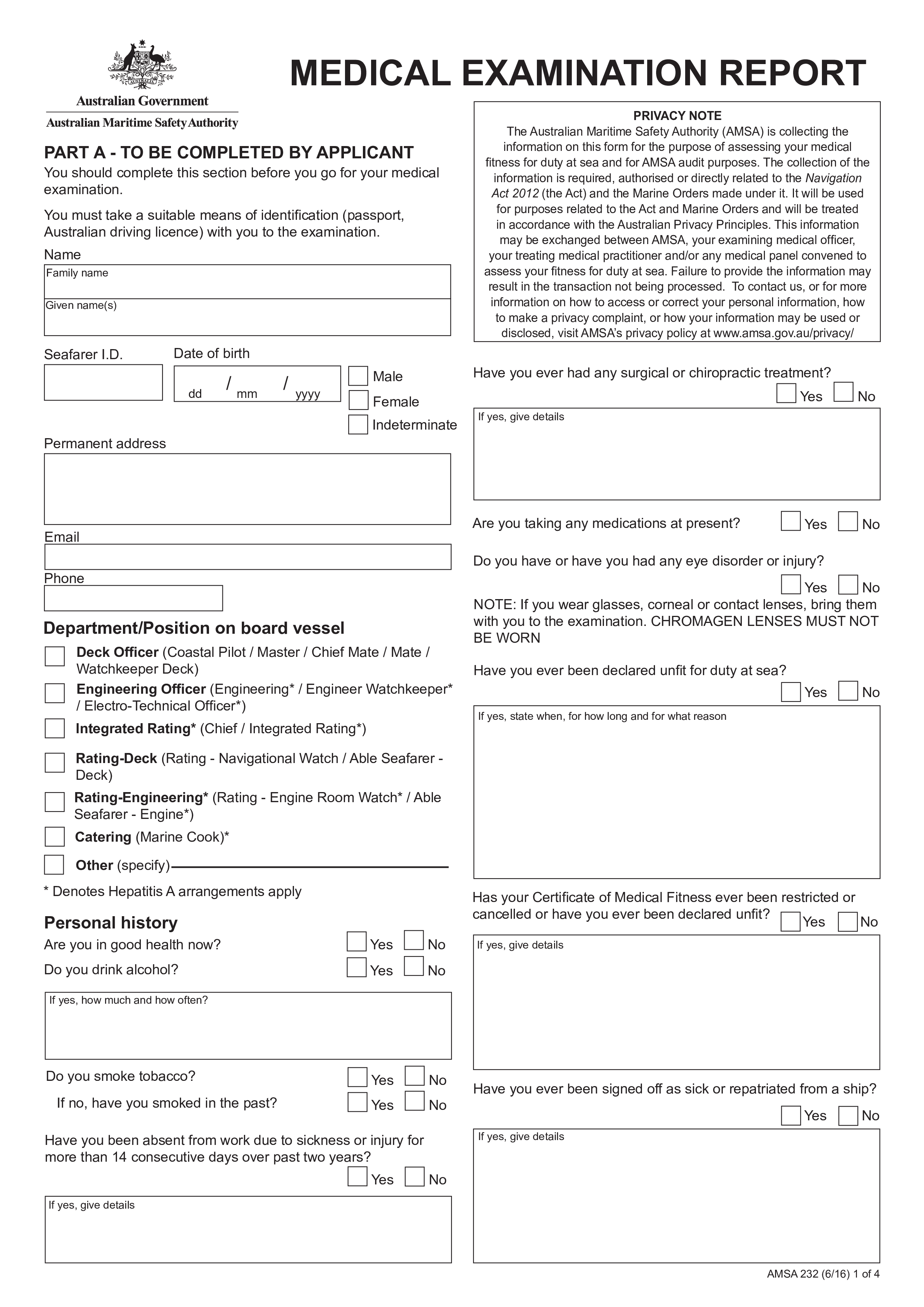 Medical Examination Report Templates At Allbusinesstemplates