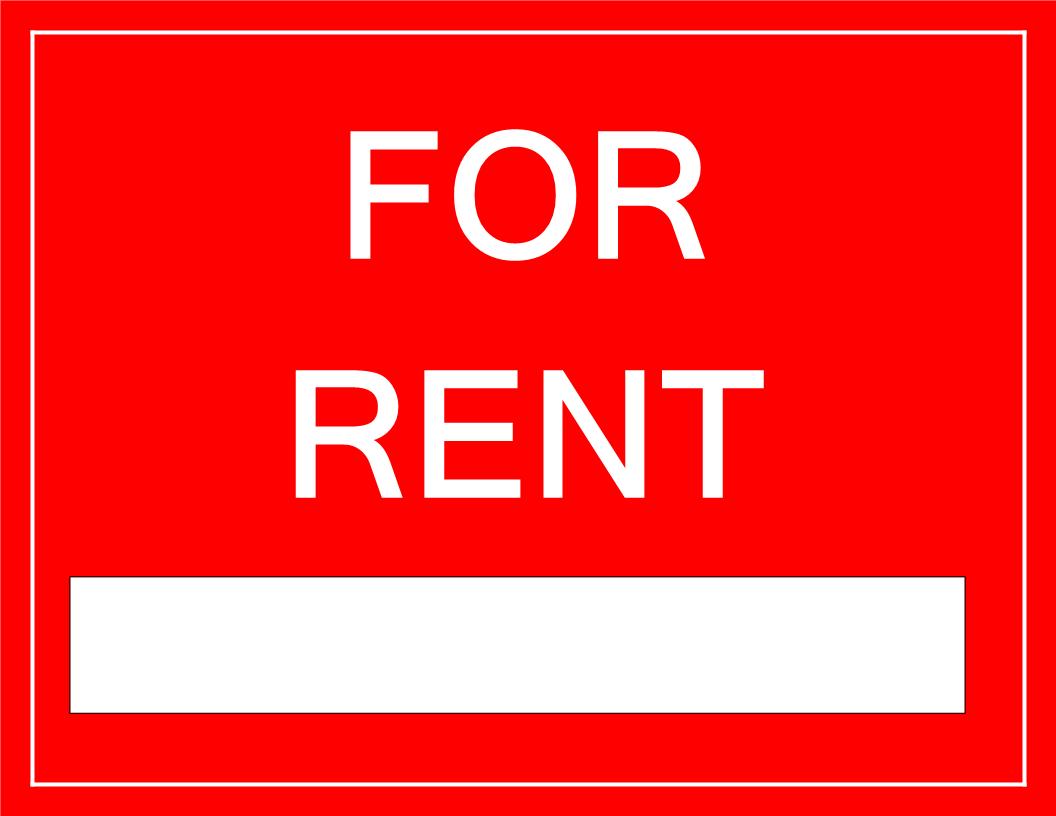 real estate for rent sign template template