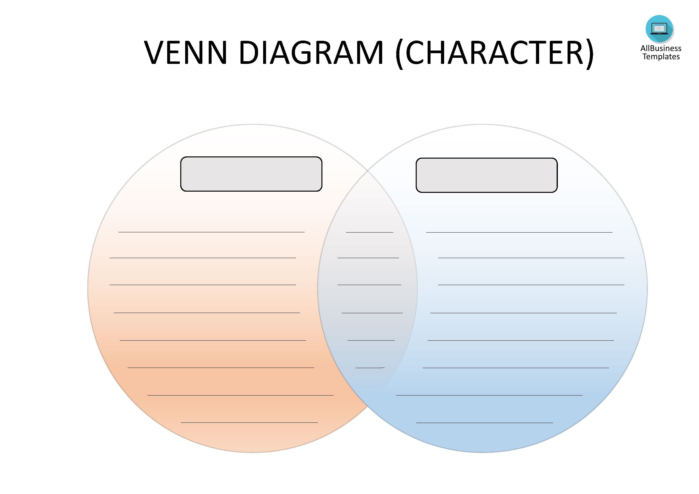 Venn Diagram Organizer Templates at allbusinesstemplates com