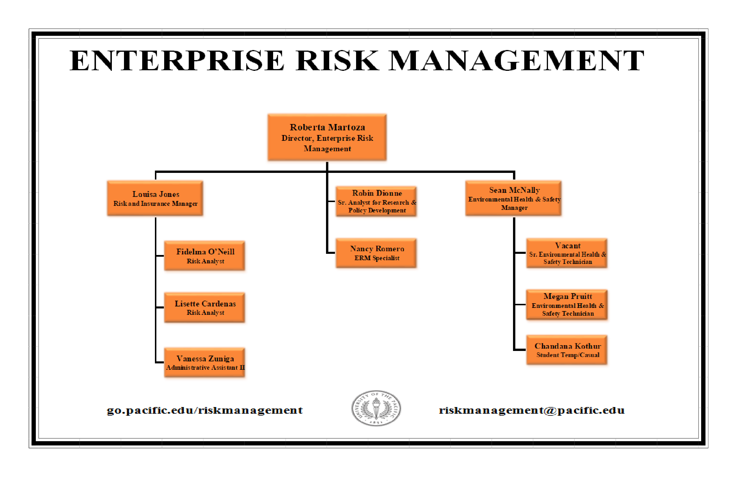 enterprise risk management organizational chart modèles