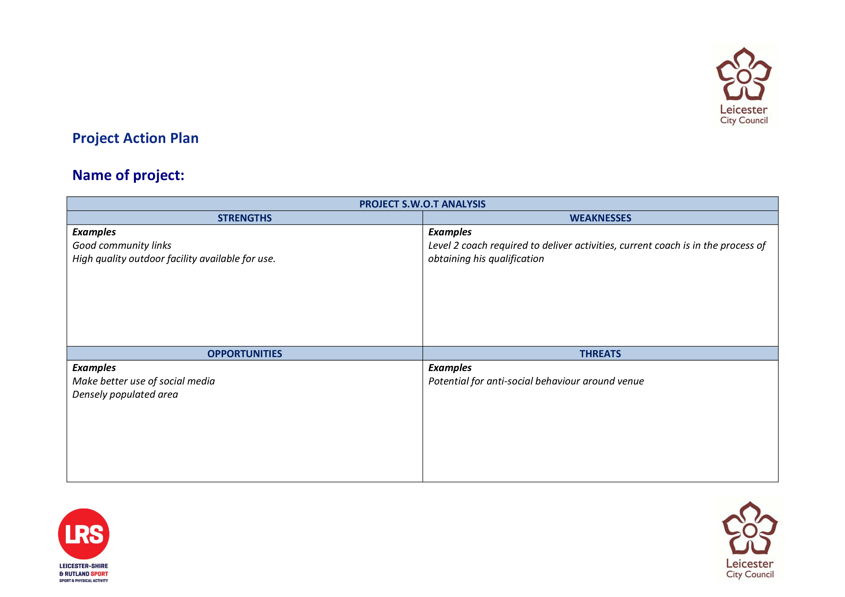 Action Plan Templates At Allbusinesstemplates