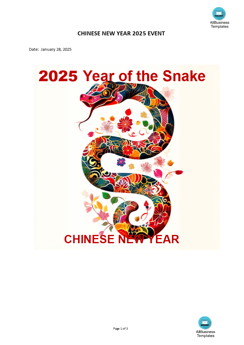 Chinese New Year 2025 Event main image