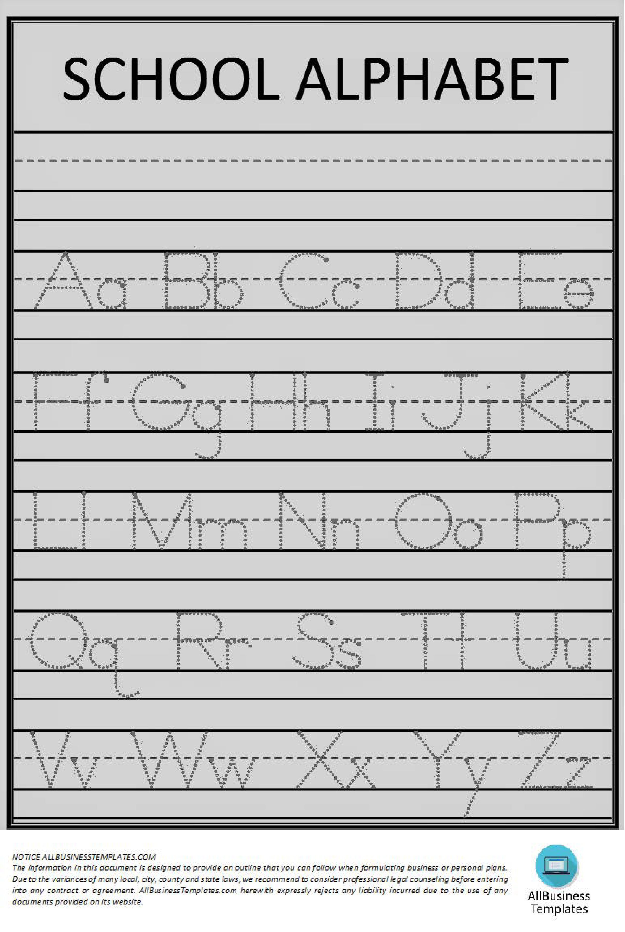 Learn How To Write Alphabet Preschool Templates At 