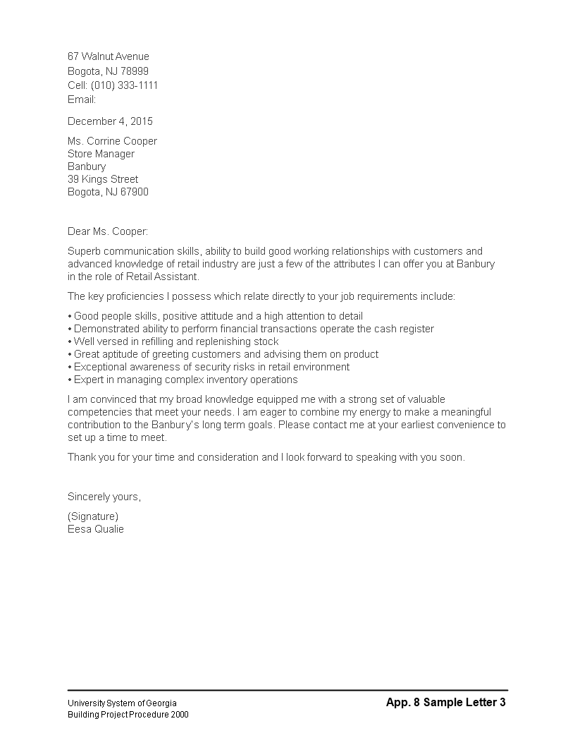 Cover Letter With No Experience Templates At Allbusinesstemplates