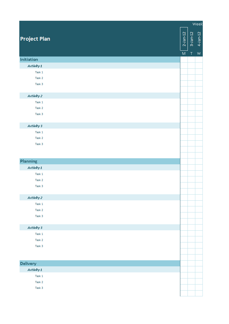 project planning worksheet template | Templates at allbusinesstemplates.com