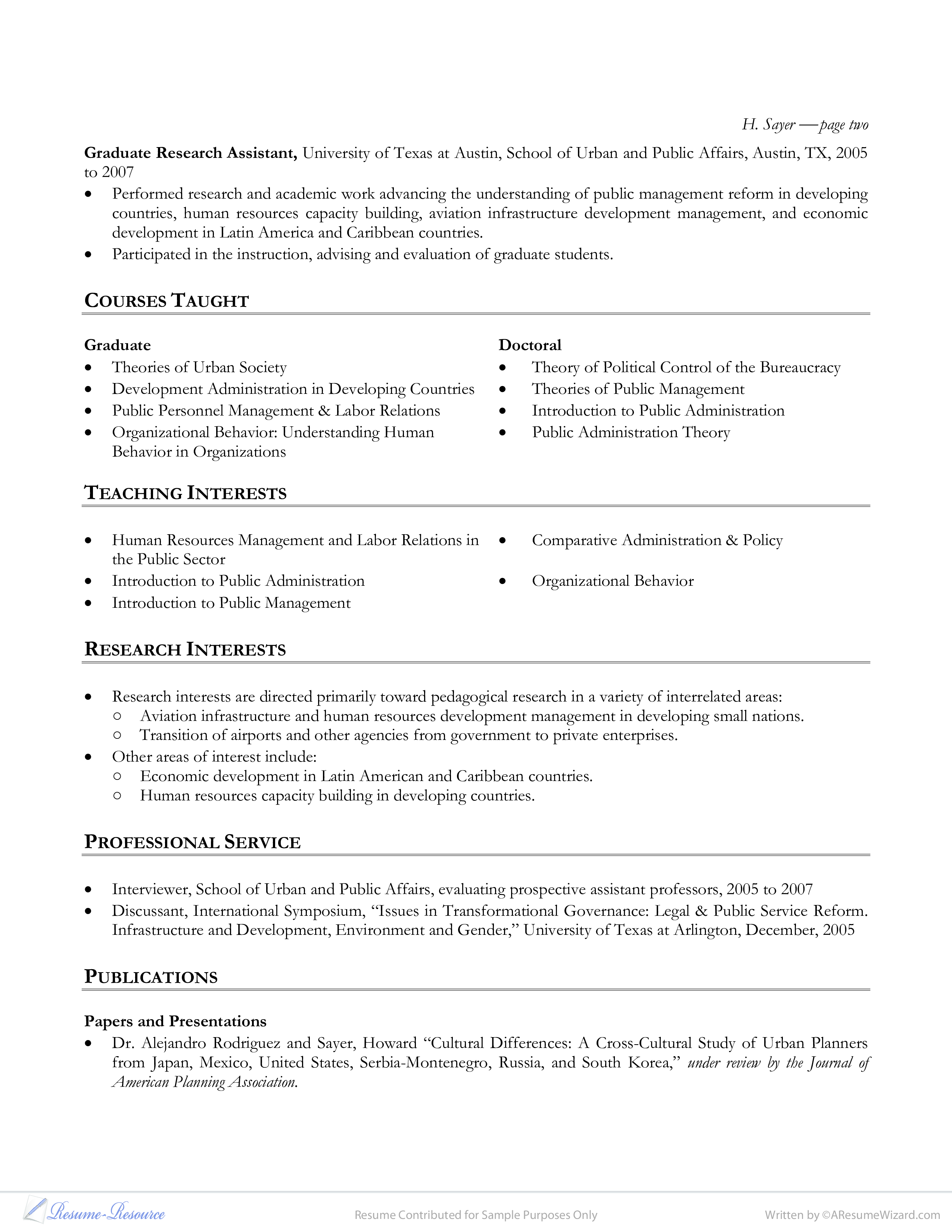 Curriculum Vitae Human Resources Manager | Templates at