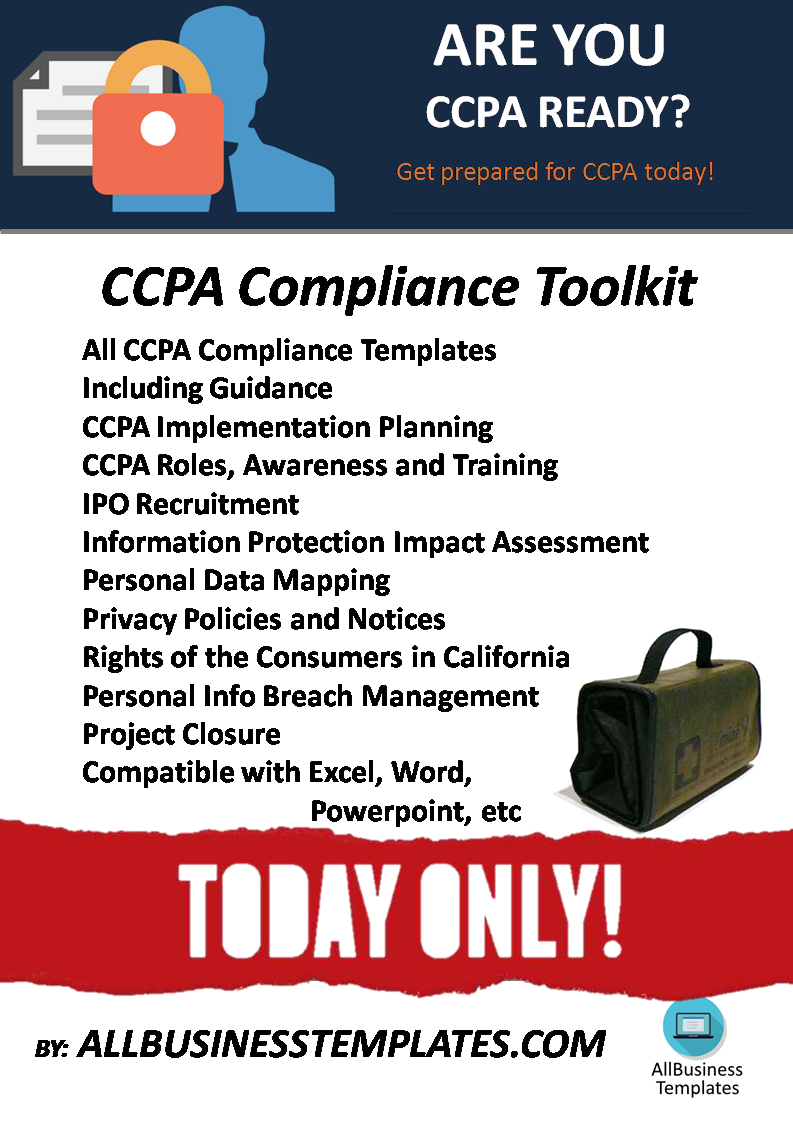 CCPA Compliance Toolkit Premium Schablone