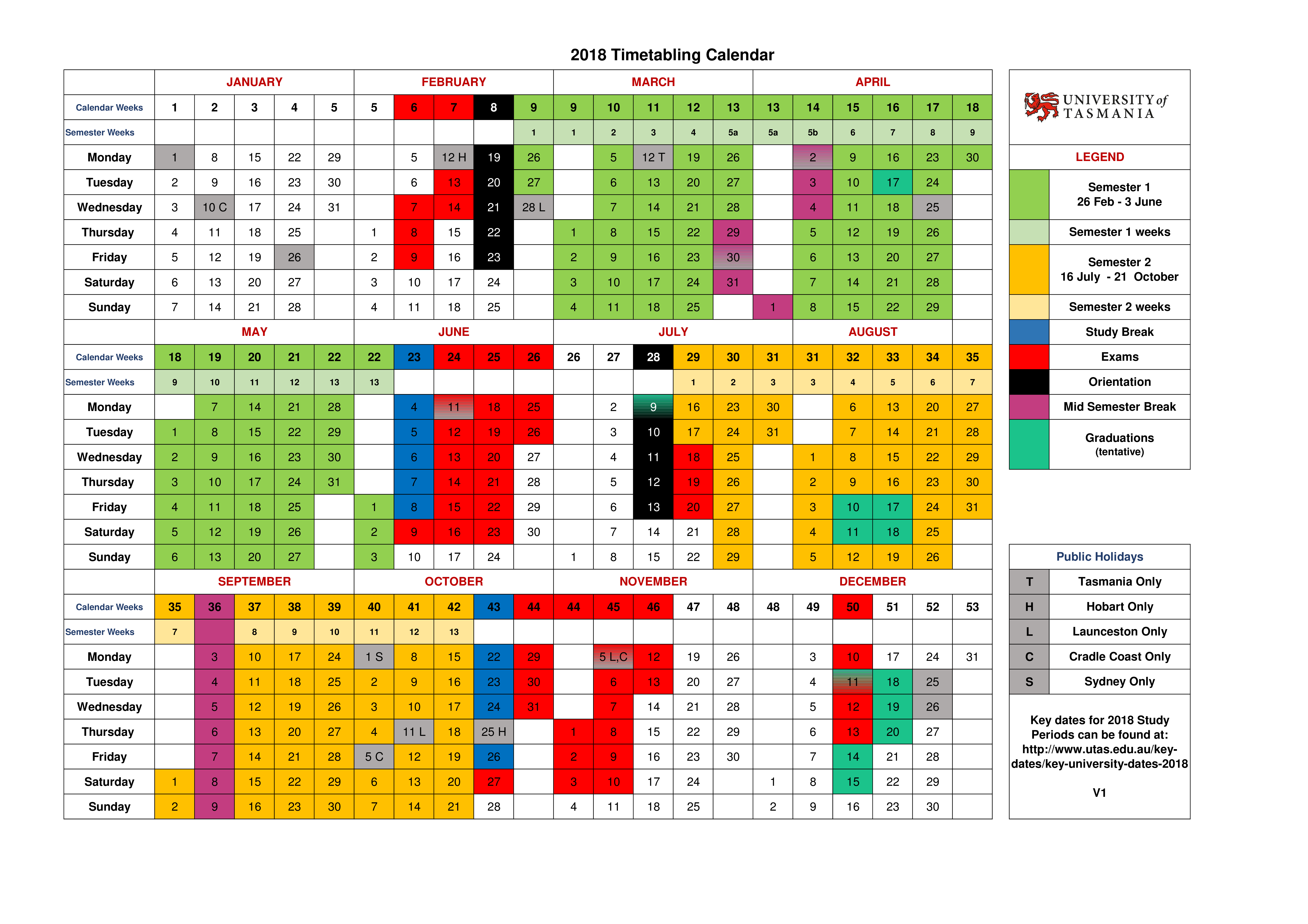 Printable Calendar 2018 Templates At Allbusinesstemplates