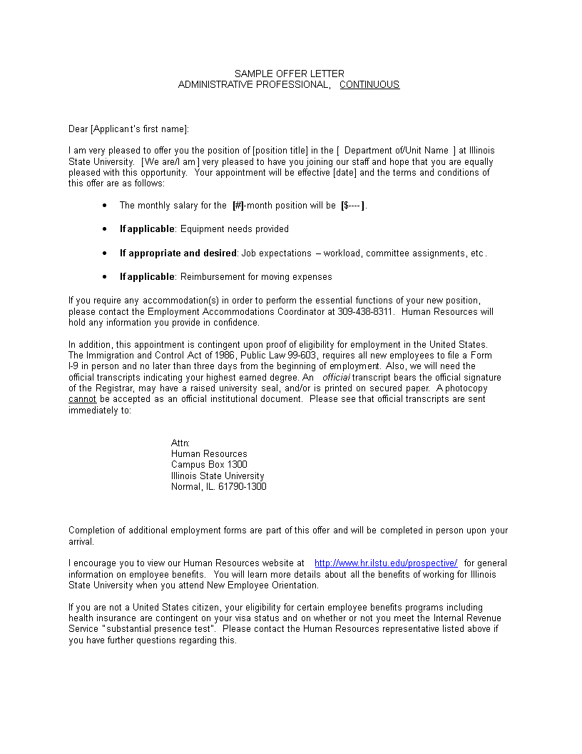 letter of resignation at will employment illinois template