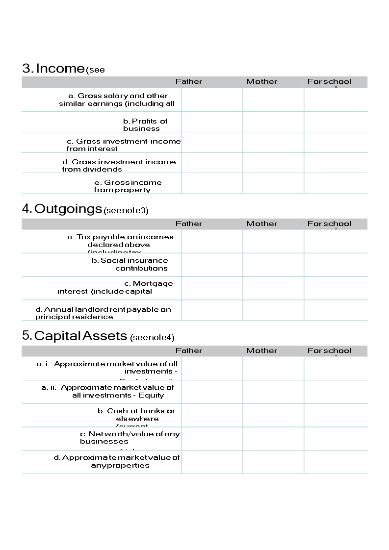 Bursary Application Private School Templates At Allbusinesstemplates