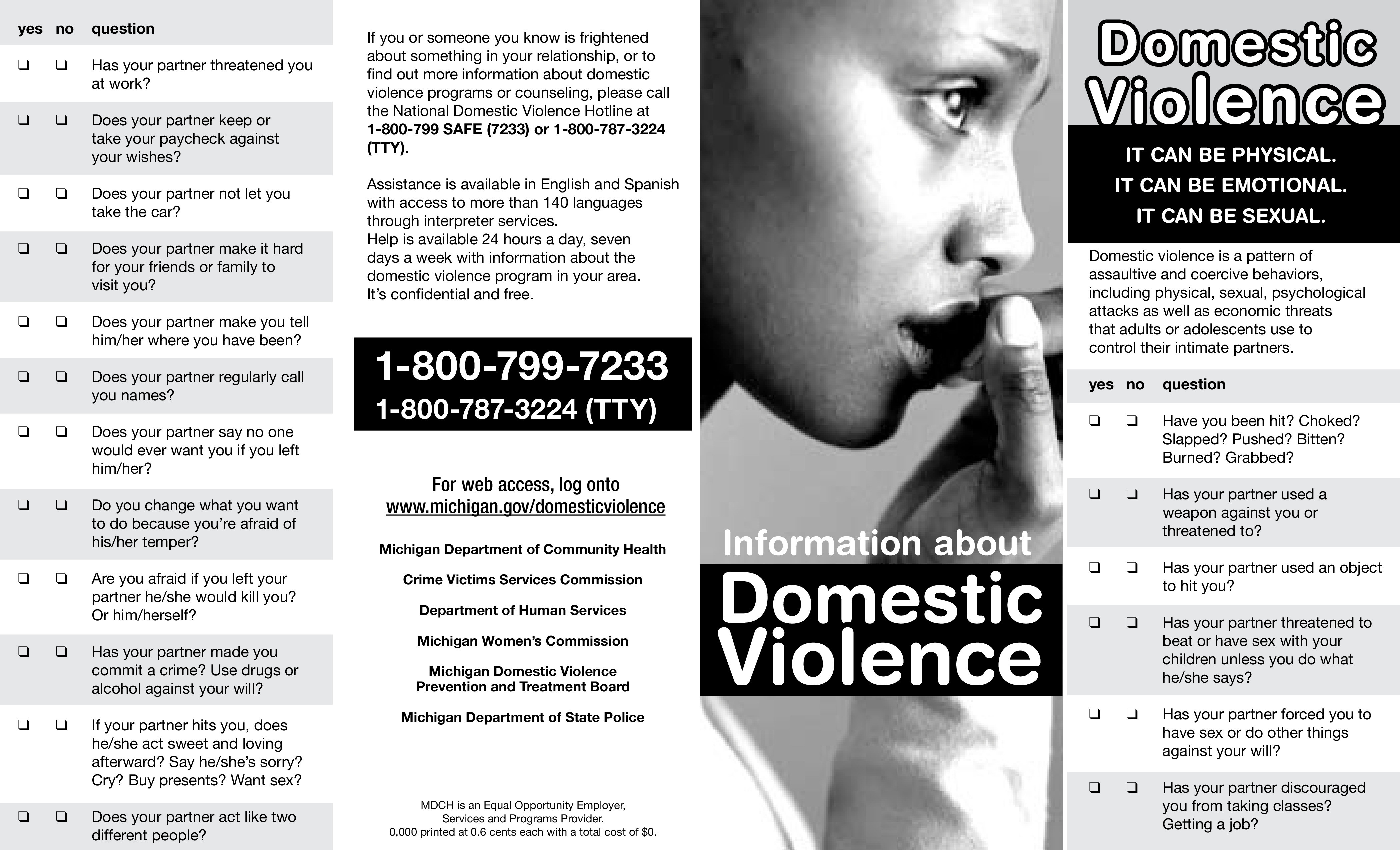 Gratis Domestic Violence Programma Brochure pdf