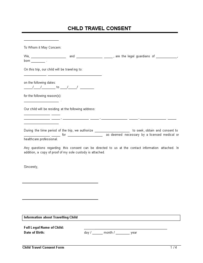child-travel-consent-form-clean-templates-at-allbusinesstemplates