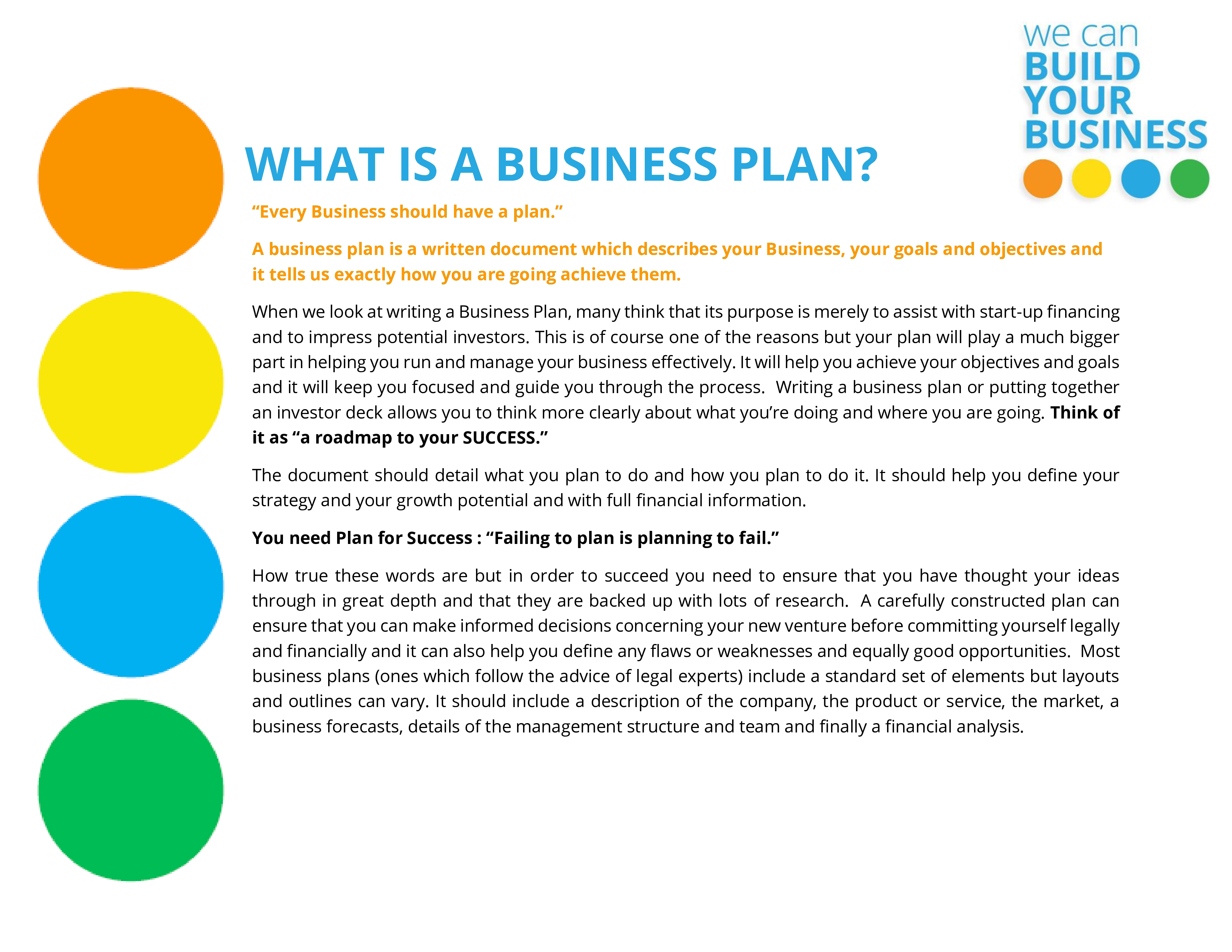 business plan guidance