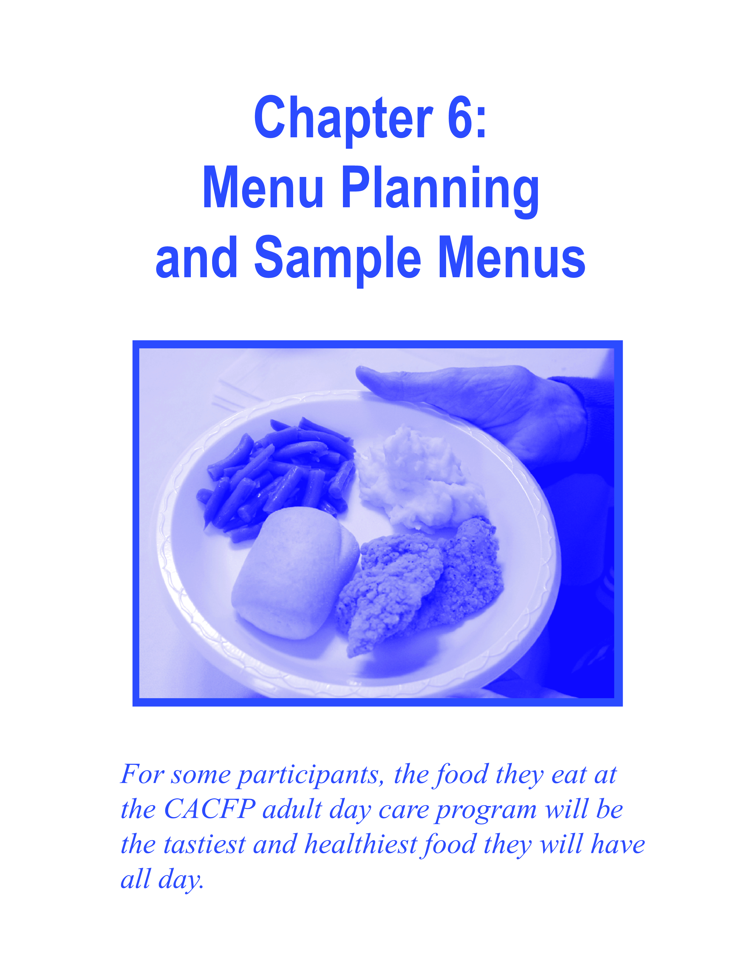daycare meal plan Hauptschablonenbild