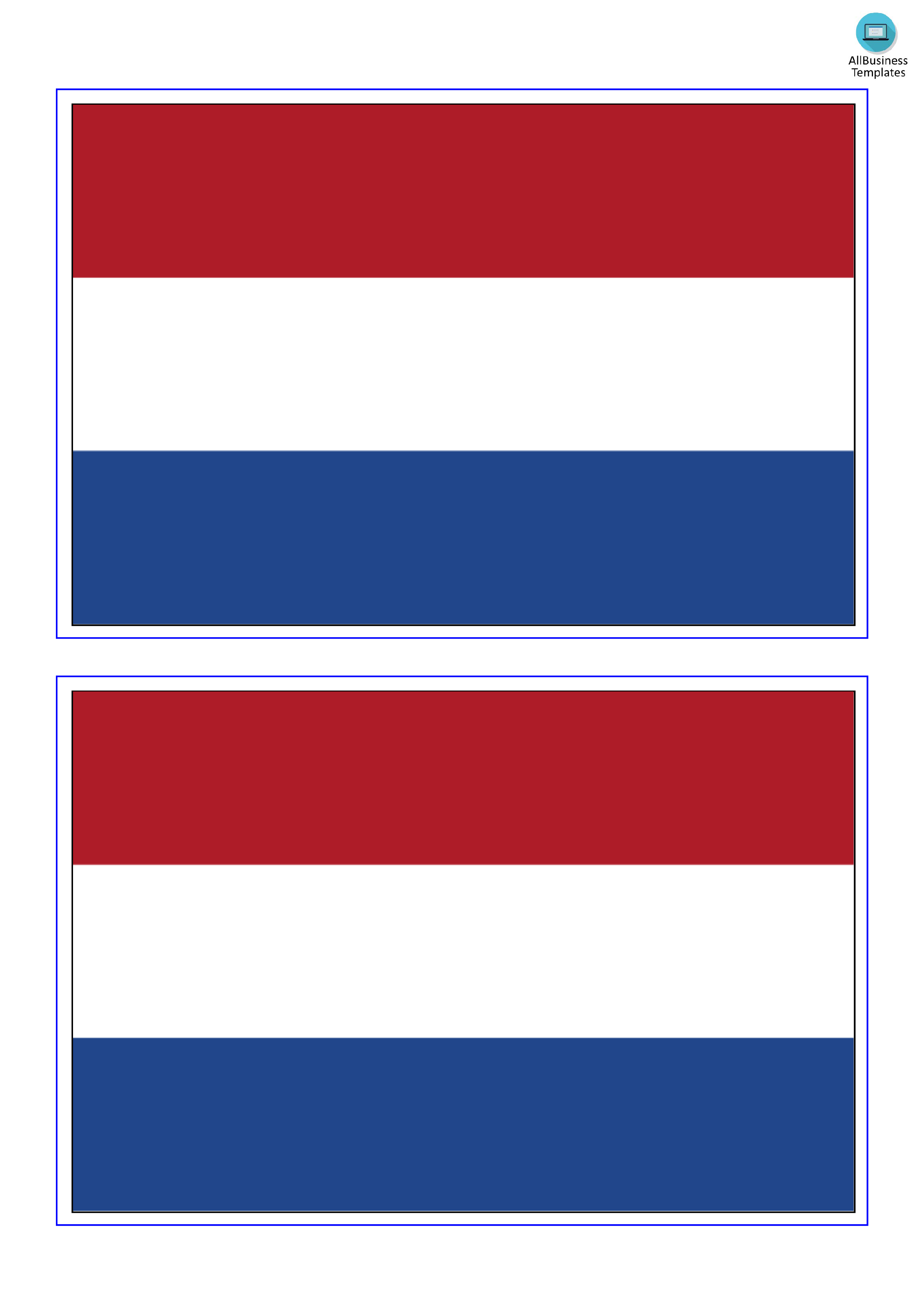 Netherlands Flag Templates At