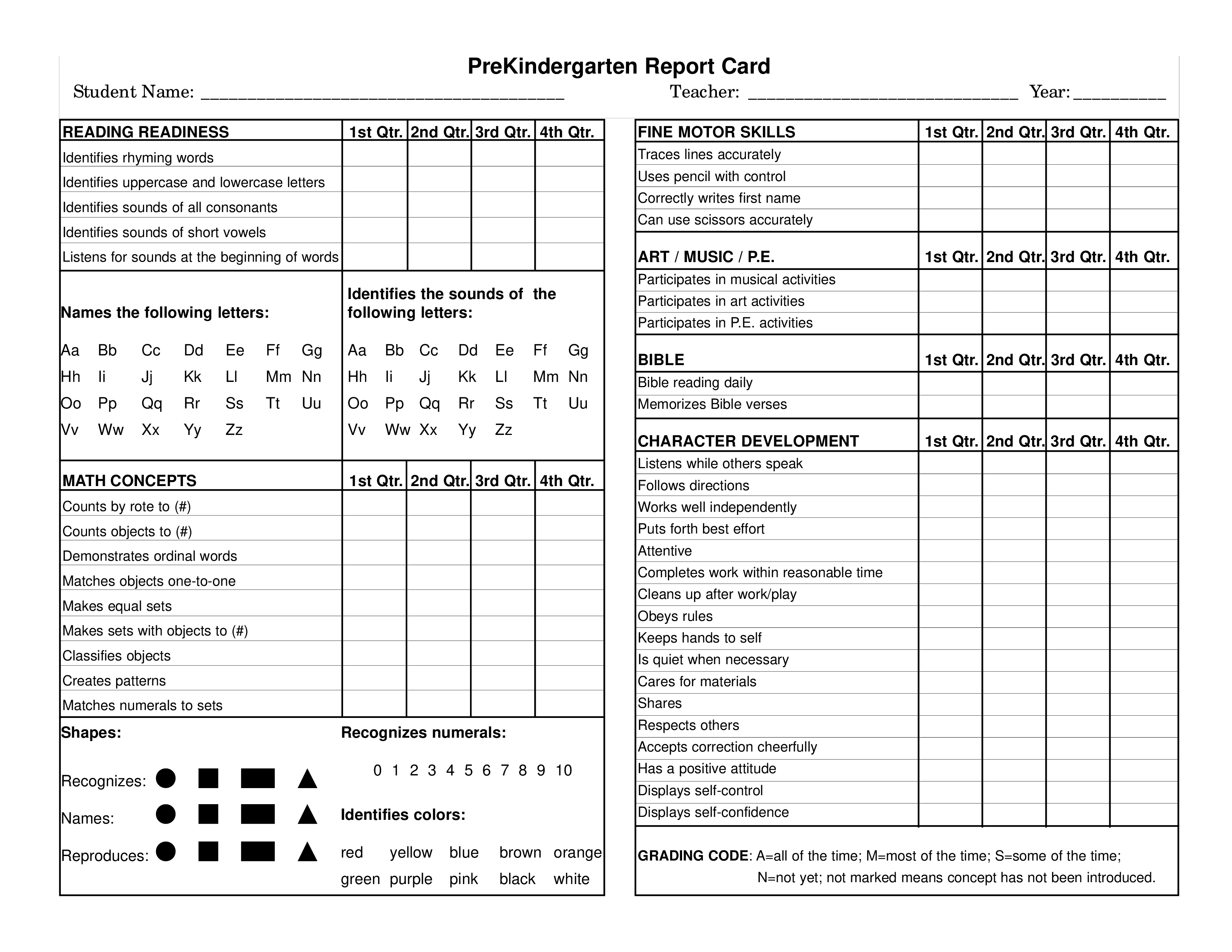 preschool-report-card-templates-at-allbusinesstemplates