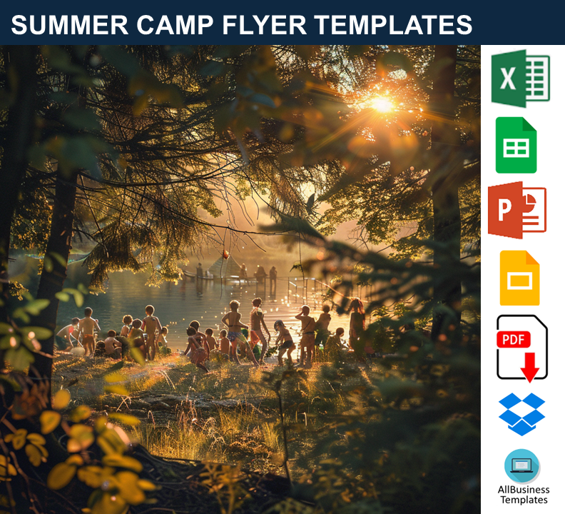 Summer Camp Flyers Templates