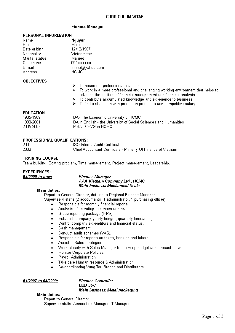 professional resume format microsoft word   8