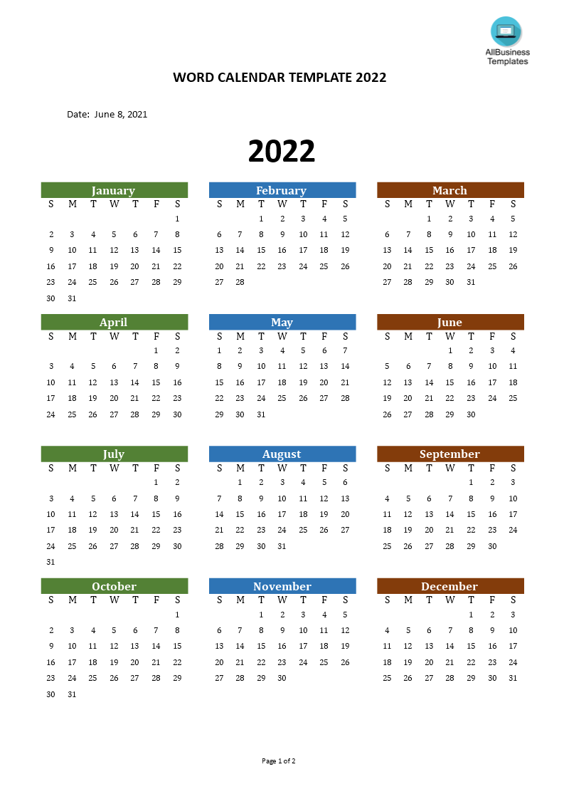 Microsoft word Templates Calendar Lasopastone