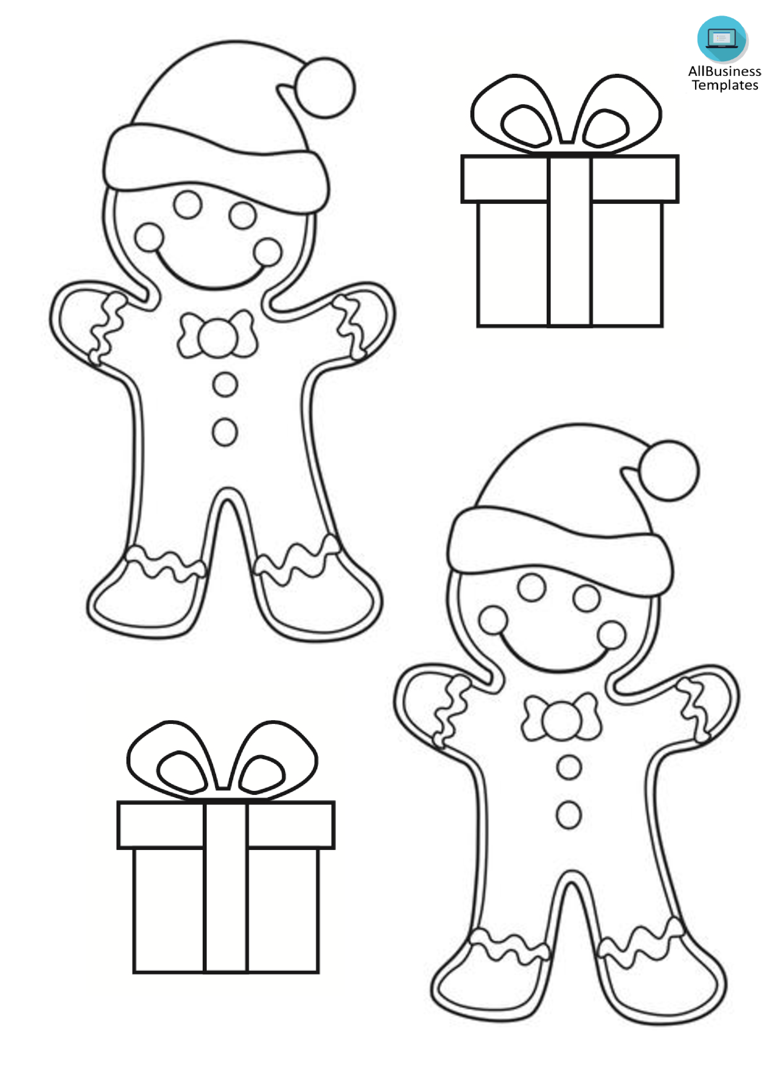 Kerst kleurplaten voor kinderen | Templates at allbusinesstemplates.com