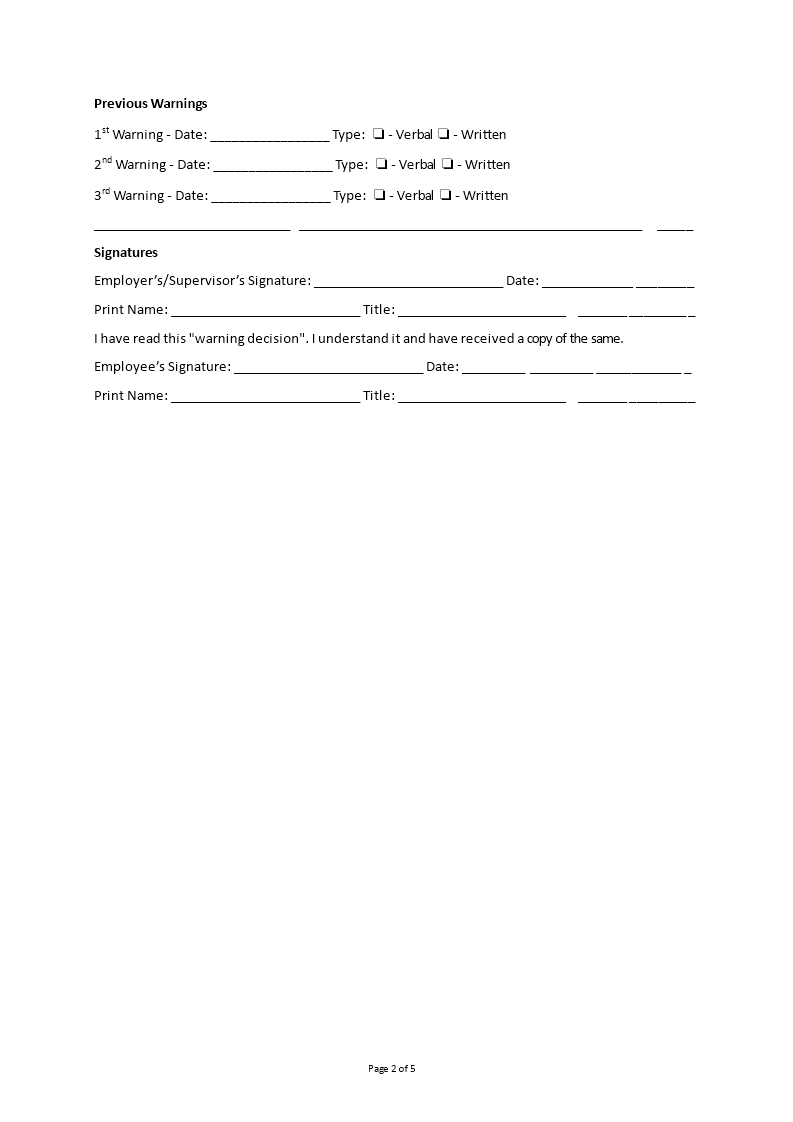 premium-employee-write-up-form