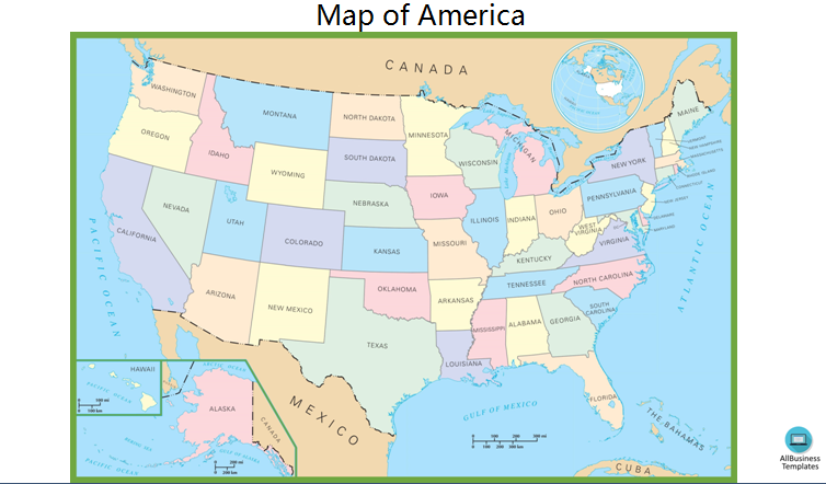 map of america outline modèles