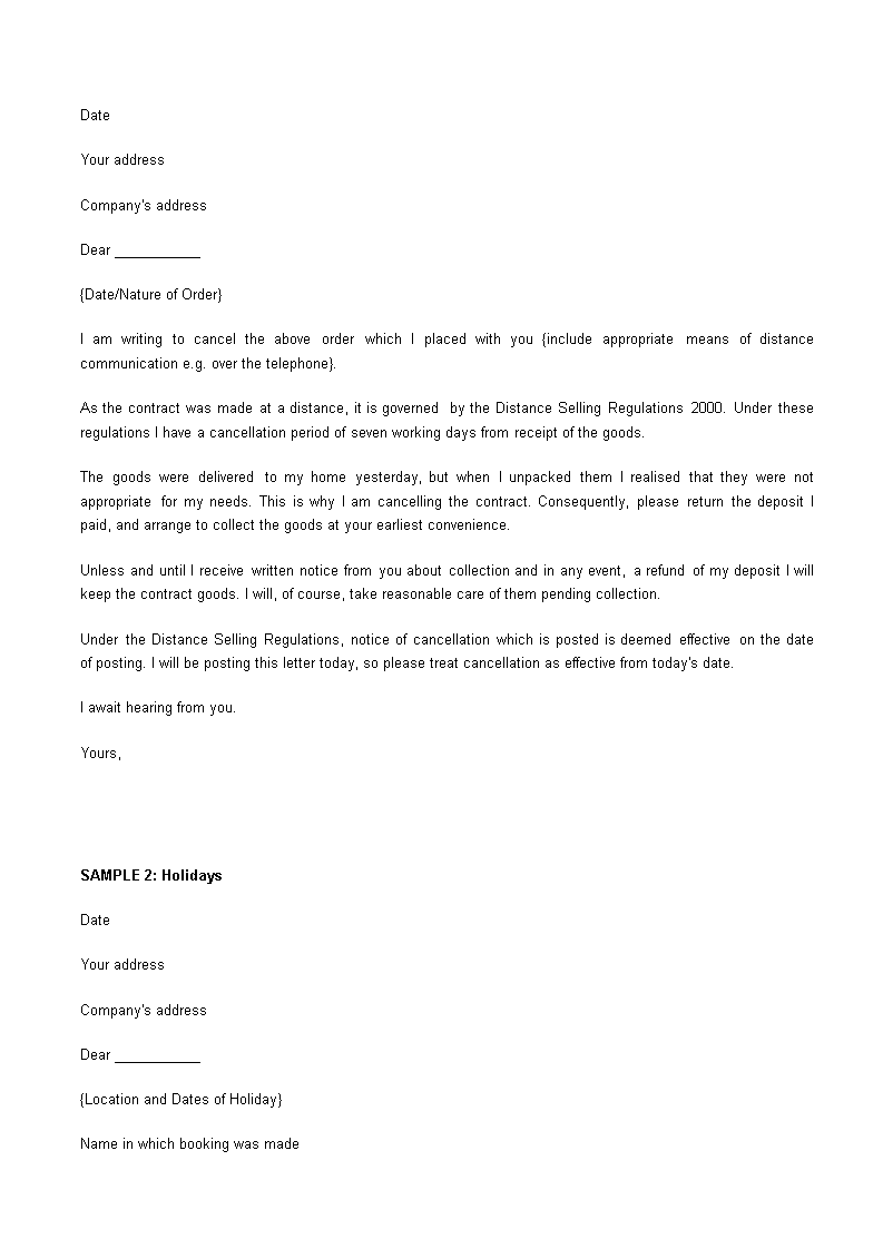 incomplete work letter