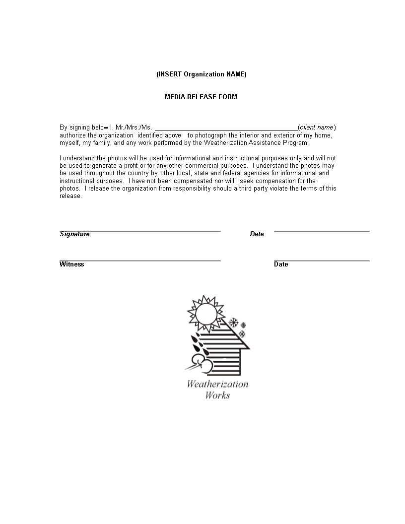 organization-media-release-form-templates-at-allbusinesstemplates