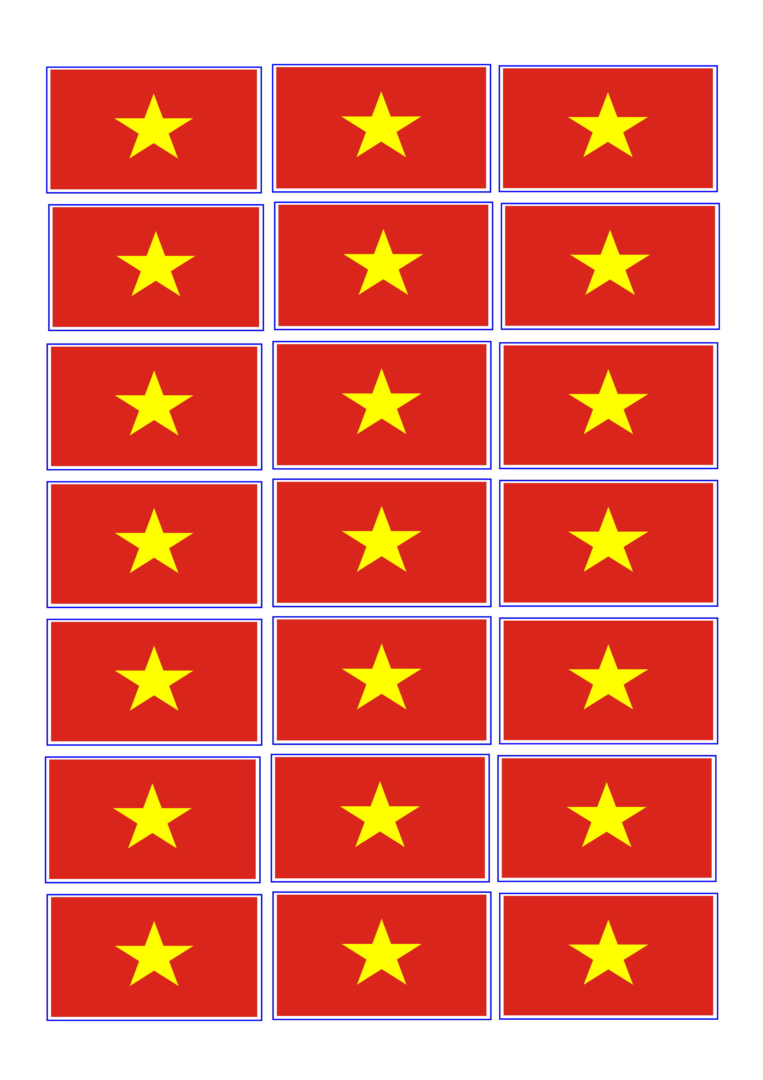 Vietnam Flag | Templates at allbusinesstemplates.com